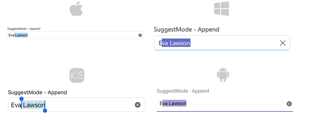 AutoComplete Append