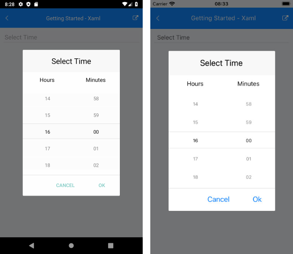 TimePicker Formatting